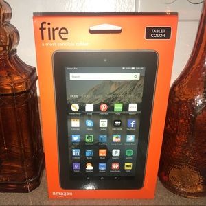 Amazon fire tablet.